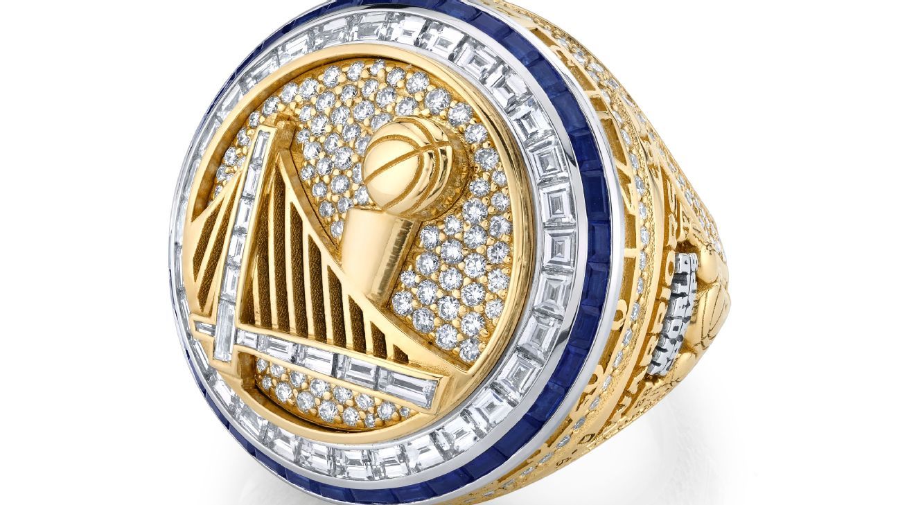 Golden State Warriors set record with 20 carat championship rings