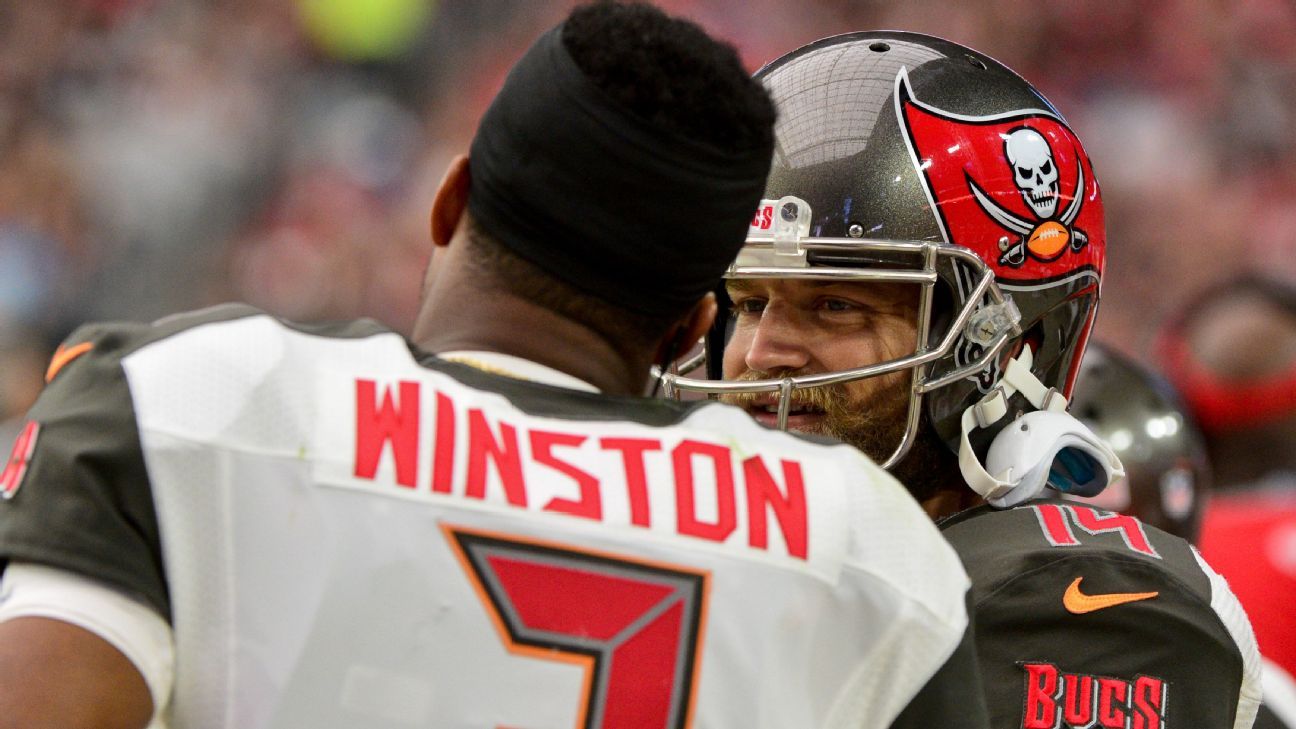 Ryan Fizpatrick in, Jameis Winston out as Tampa Bay Buccaneers' QB