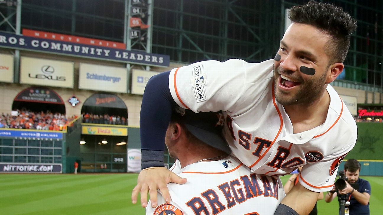 Houston Astros all-time team: Current stars like Altuve and Bregman join  Killer B's and more 