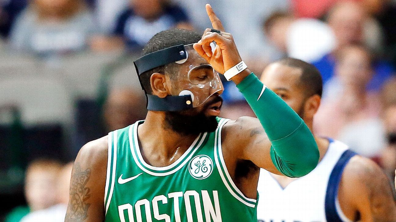 NBA Scores 2017: Kyrie Irving is the masked man again 