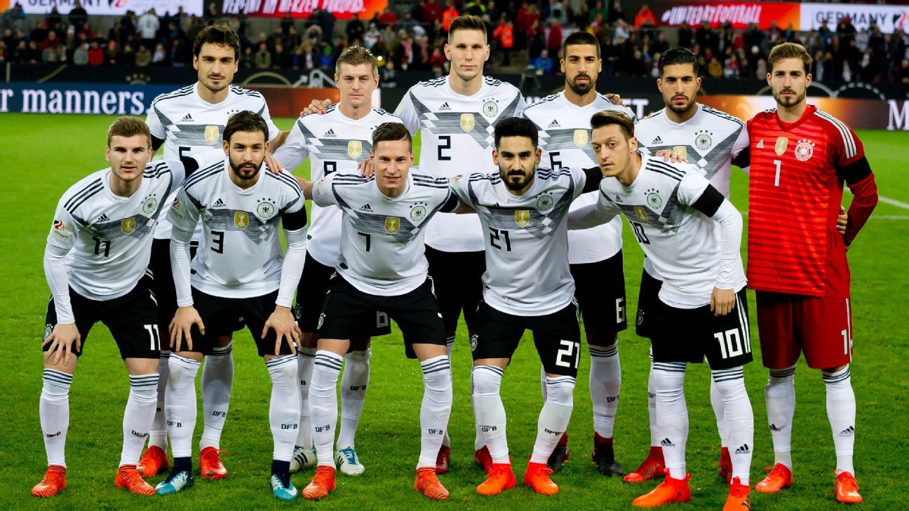 Los equipos del Mundial 2018 Alemania ESPN