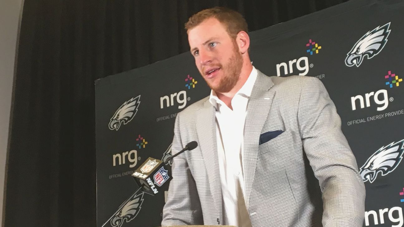 Philadelphia Eagles QB Carson Wentz stepping up his fashion game - ESPN -  Philadelphia Eagles Blog- ESPN