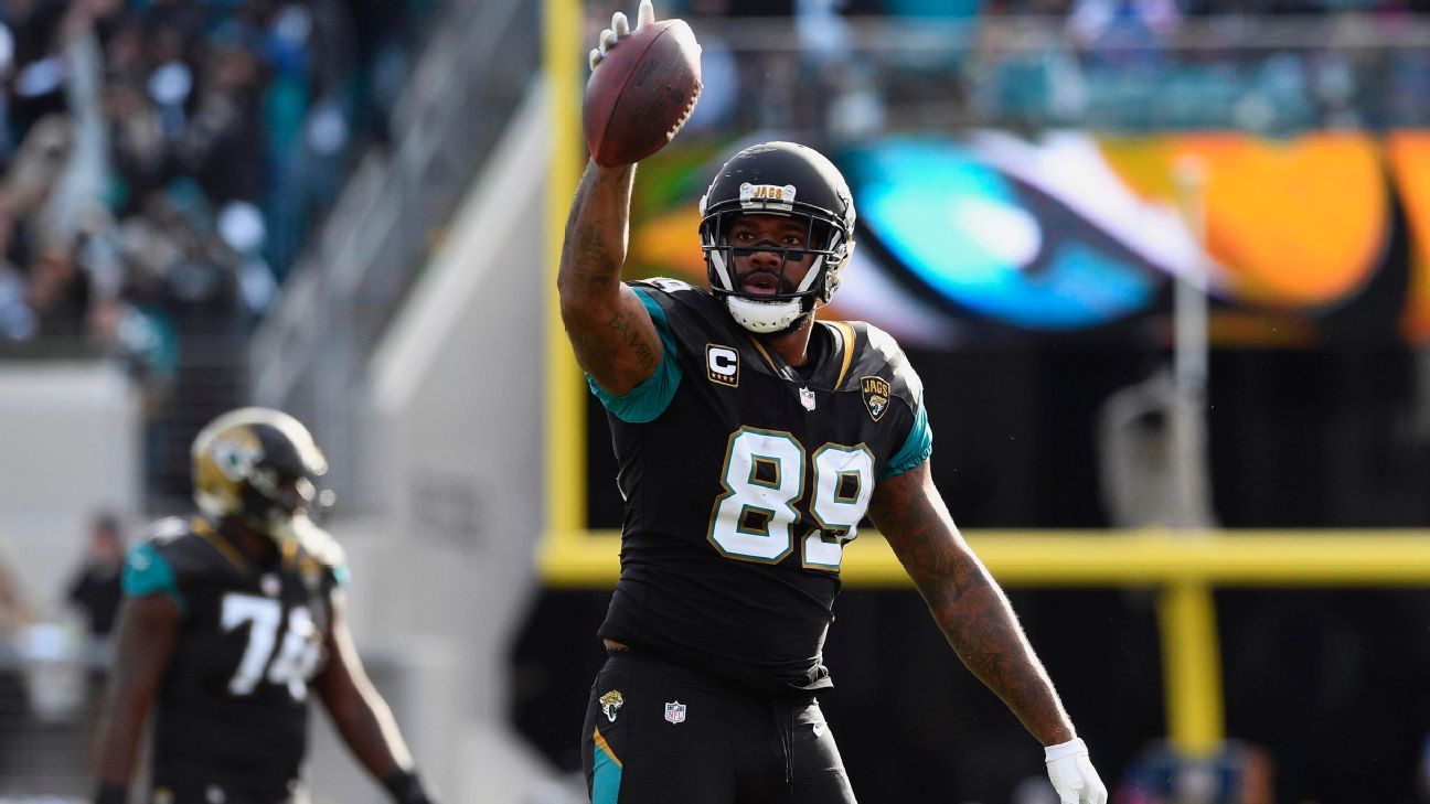 Former Jaguars tight end Marcedes Lewis signs with Green Bay Packers