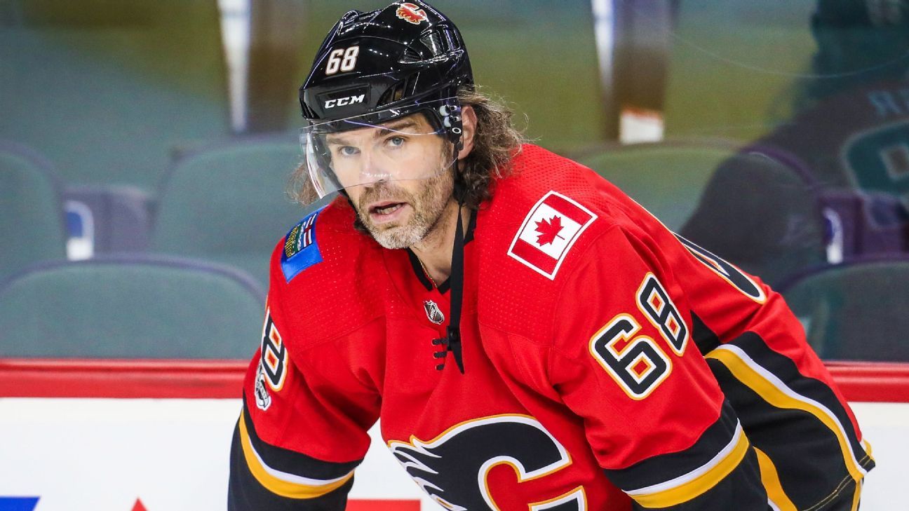 Flames put 45-year-old Jaromir Jagr on waivers