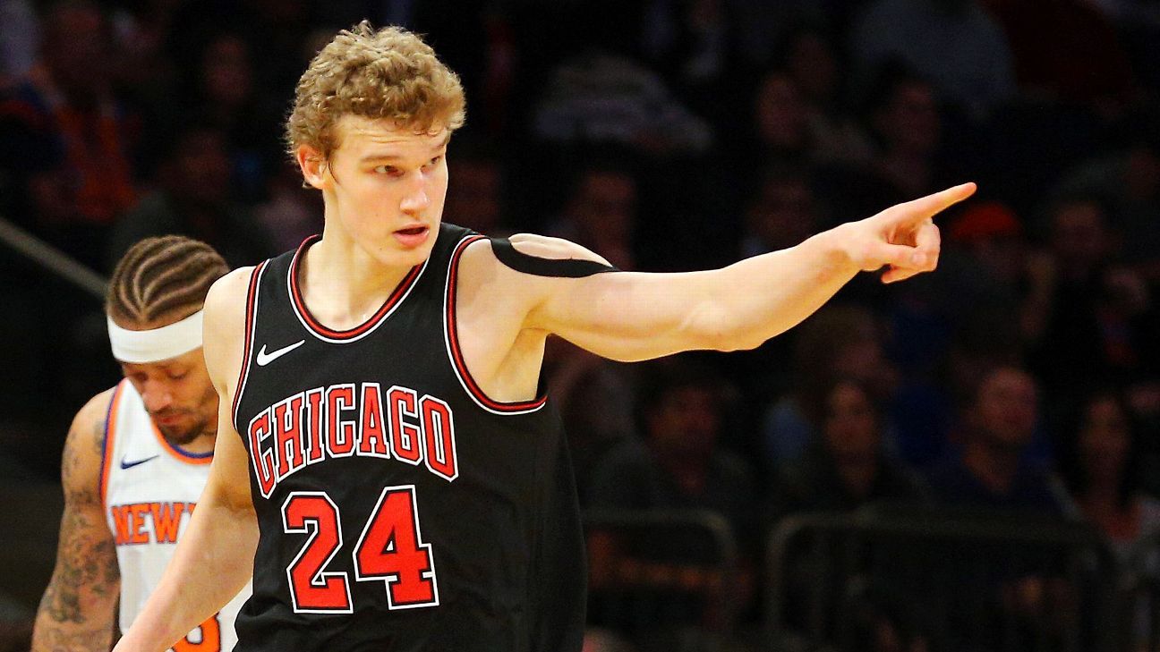 2018-19 Contenders Draft Picks Lauri Markkanen, Chicago Bulls