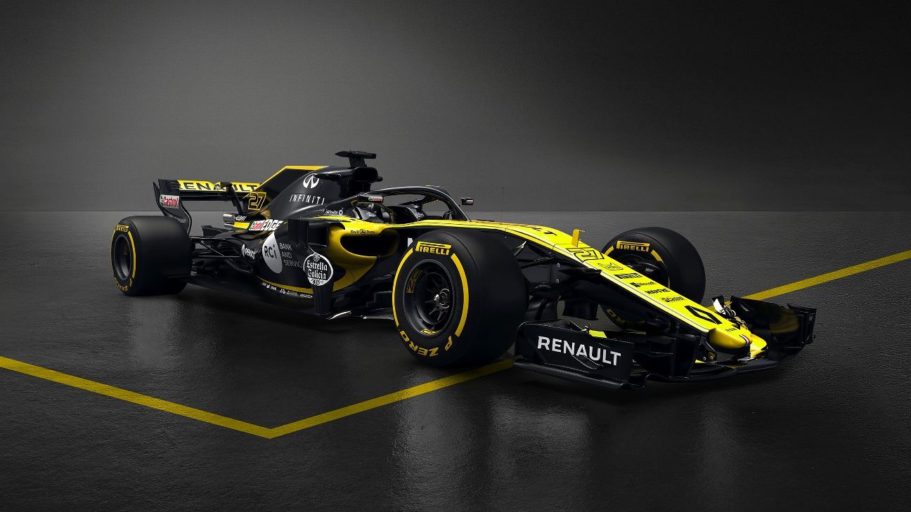 Renault unveils 2018 F1 car