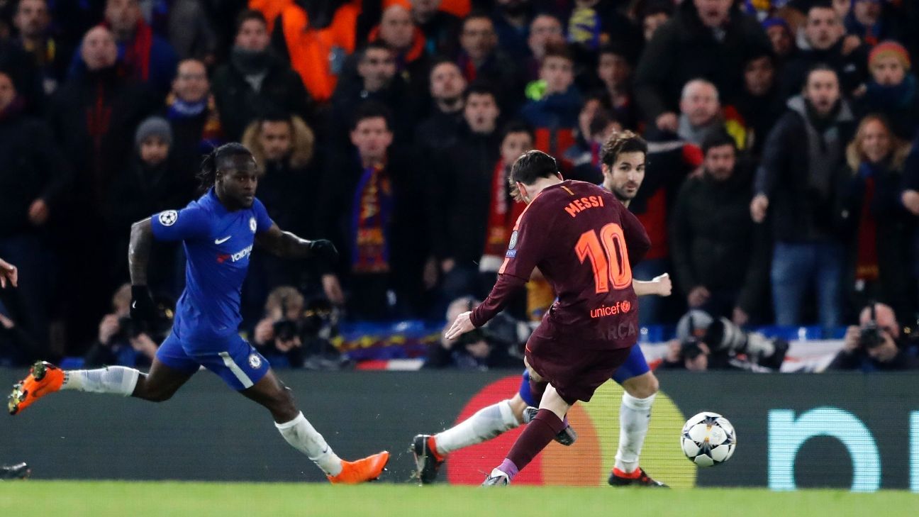 Chelsea Vs Barcelona Football Match Summary February 18 Espn