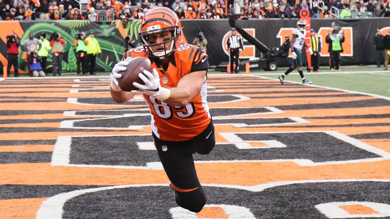 Bengals' Tyler Eifert: From retirement talk to appreciating NFL 'grind' -  ESPN - Cincinnati Bengals Blog- ESPN