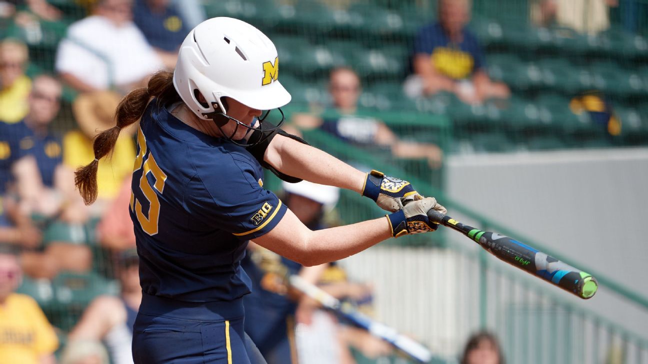 Michigan Wolverines' leadoff hitter Faith Canfield named espnW softball