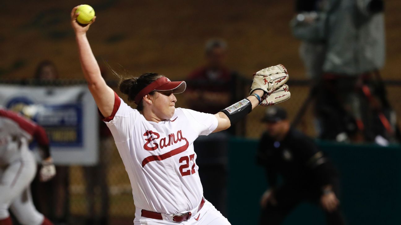 Alabama Crimson Tide ace Alexis Osorio named espnW softball player of ...