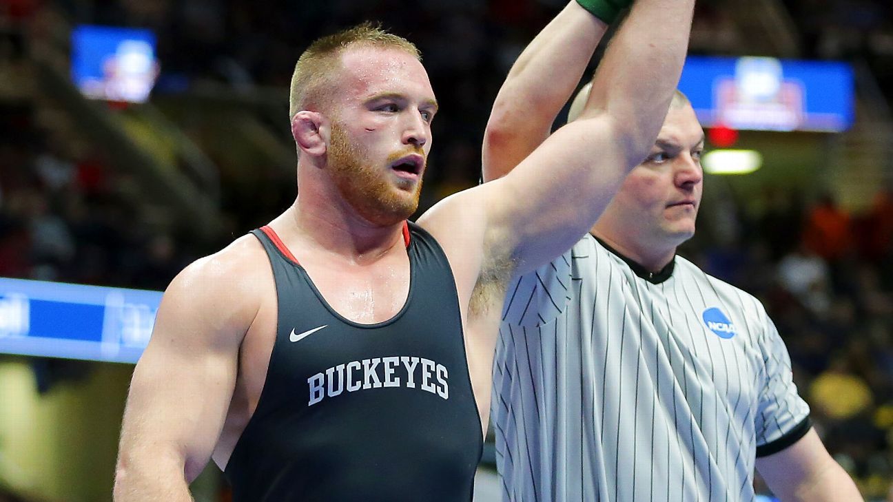 Ohio State extends lead in NCAA Wrestling Championships ESPN