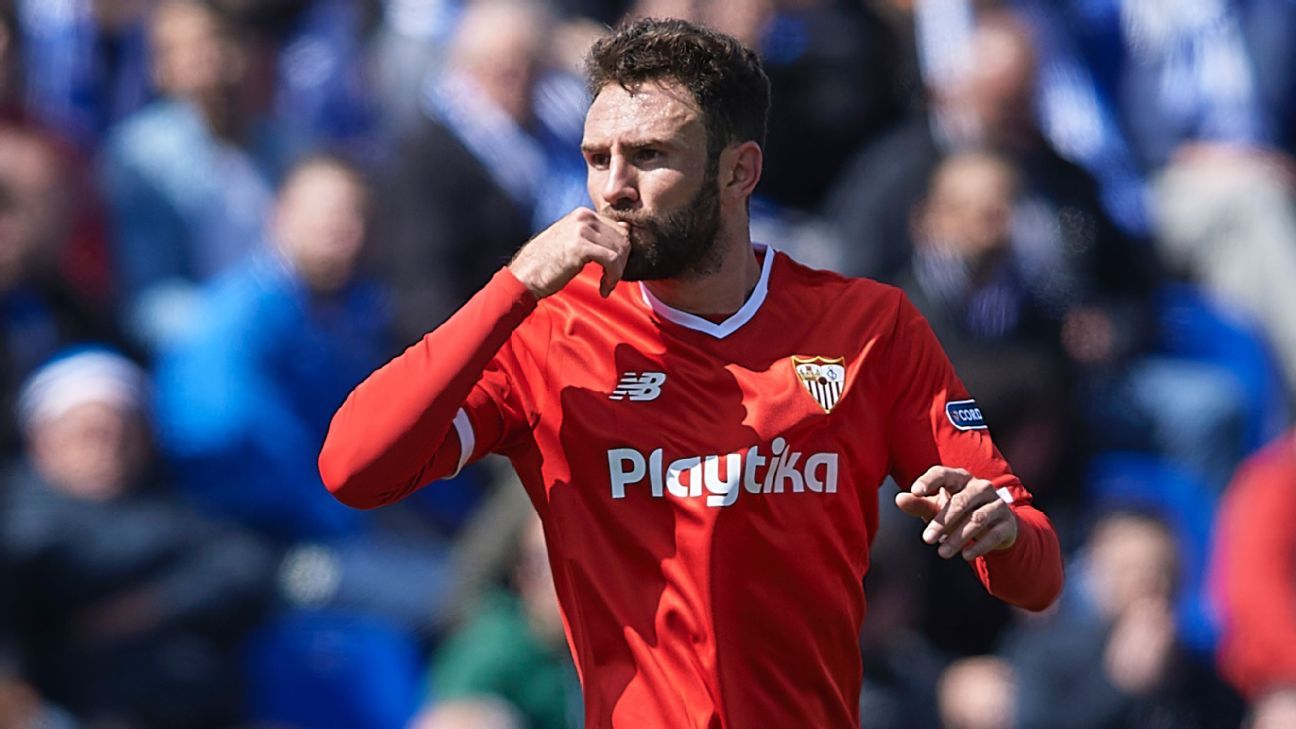 Miguel Layún consigue su primer gol como jugador del Sevilla - ESPN