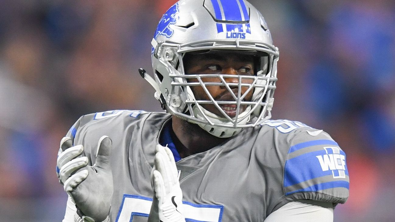 Los Detroit Lions renuevan con el tackle defensivo Christian Ringo - ESPN