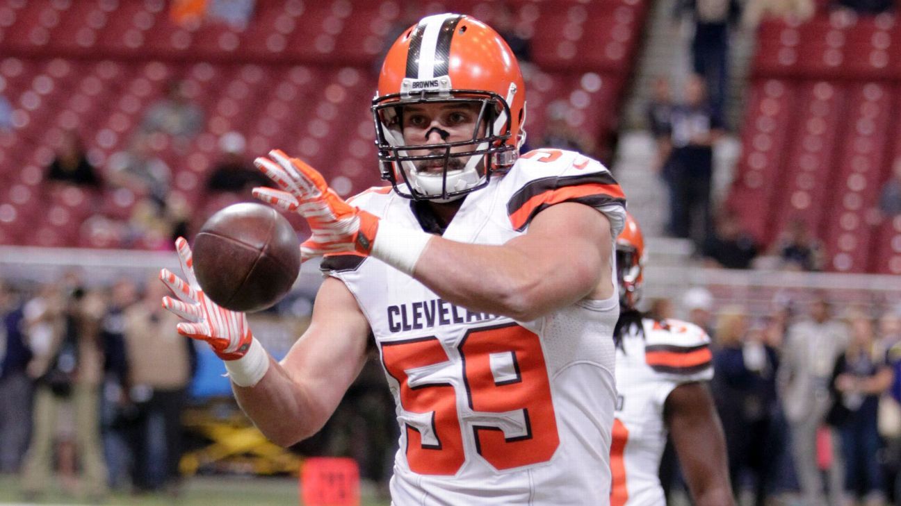 Los Cleveland Browns renuevan con el linebacker Tank Carder - ESPN