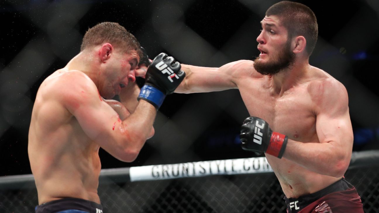 Khabib vence Iaquinta e é o novo campeão peso-leve do UFC