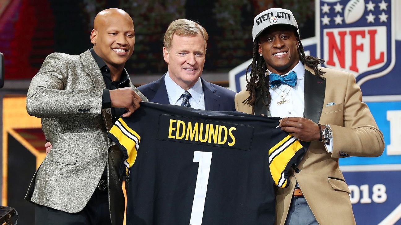 Edmunds brothers, Terrell and Tremaine, first brothers drafted in first ...