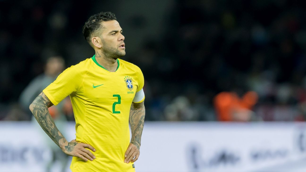 Brazil's Dani Alves ruled out of World Cup with knee injury - 1296 x 729 jpeg 72kB