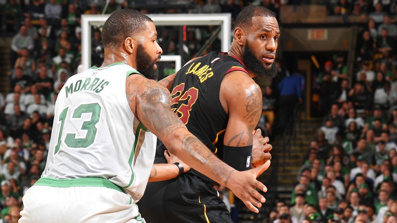 Celtics' Morris studied Kawhi Leonard's defense on LeBron James