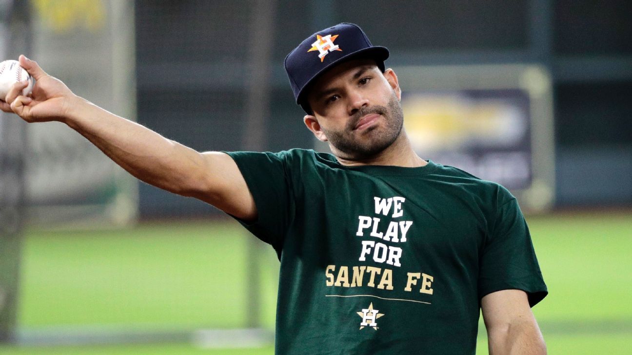 Houston Astros Honor Santa Fe Shooting Victims During Batting