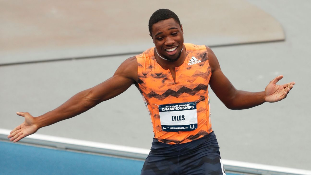 Noah Lyles, Aleia Hobbs claim 100-meter titles at USATF Outdoor ...