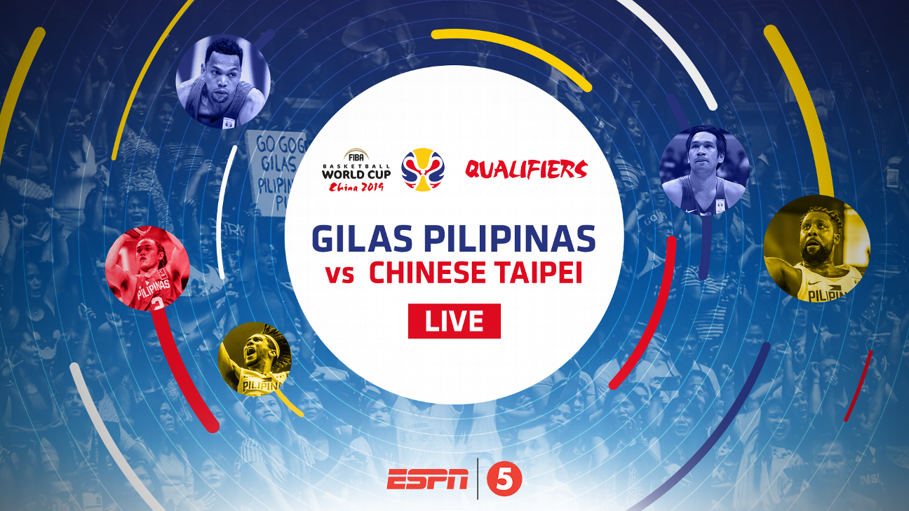 Livestream FIBA World Cup Asian Qualifiers GilasChinese Taipei ESPN