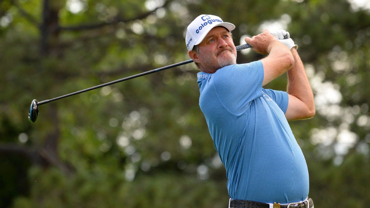 Jerry Kelly shoots 72, leads Senior Players Championship by 3 shots ESPN