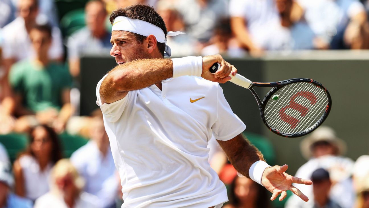 Wimbledon 2018 Juan Martin del Potro reaches quarterfinals ESPN