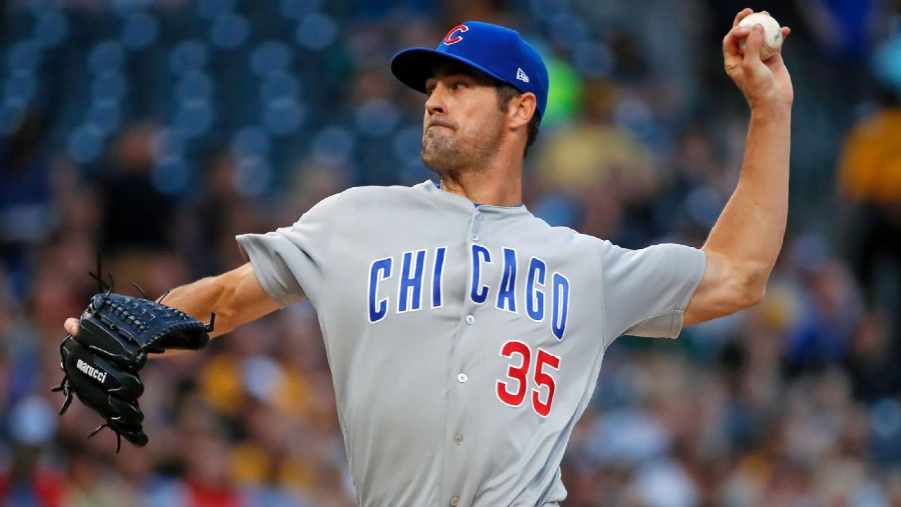 Optimistic Cubs starter Cole Hamels starts playing catch two weeks