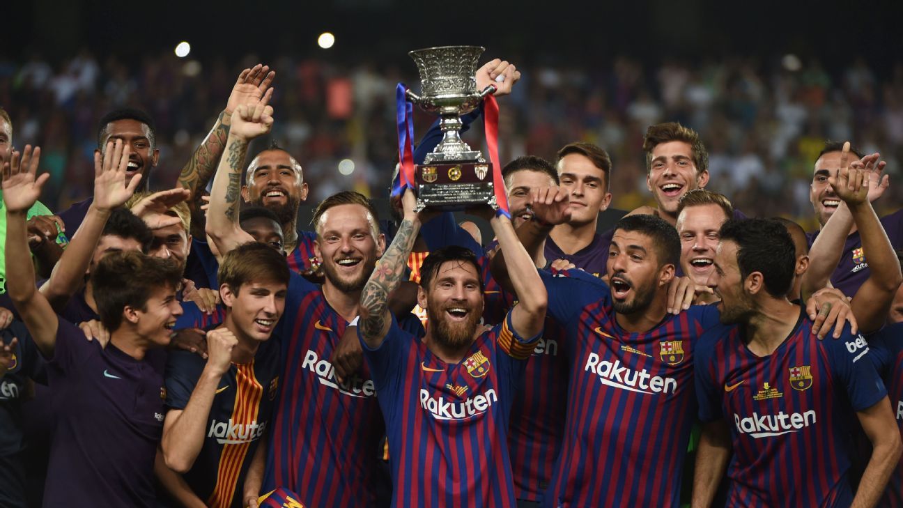 Lionel Messi Breaks Barcelona Trophy Record With Spanish Super Cup Title 4745