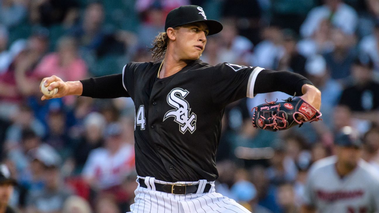 White Sox starter Michael Kopech - Los Angeles Times