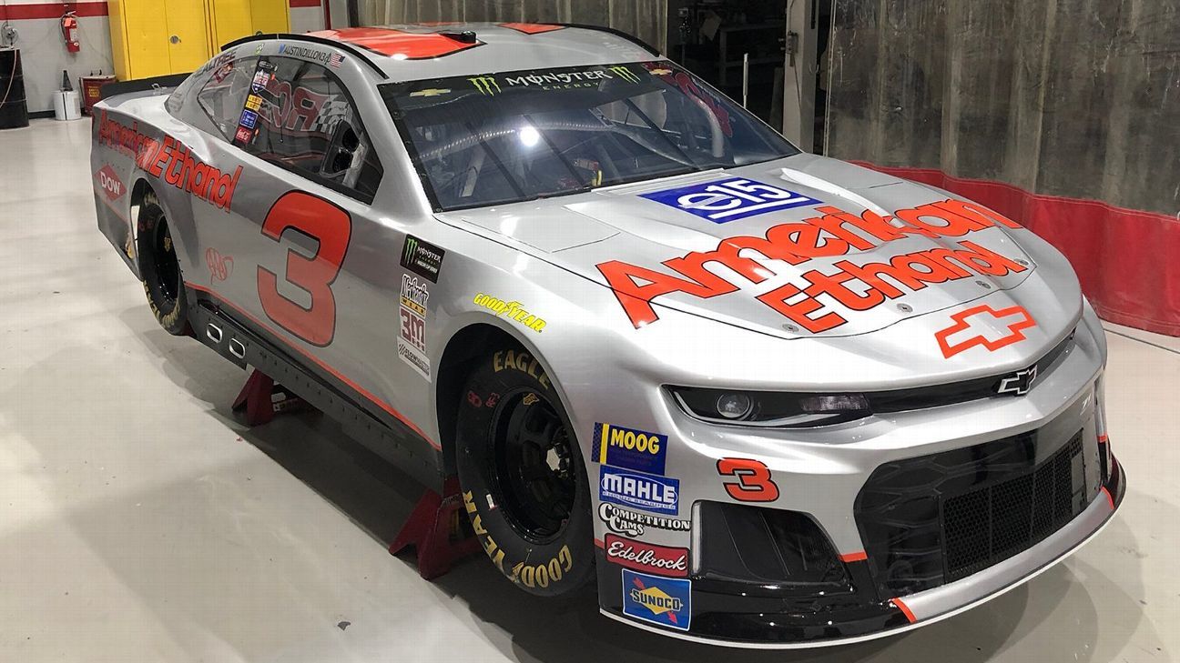 Austin Dillon's Darlington throwback unveiled ESPN