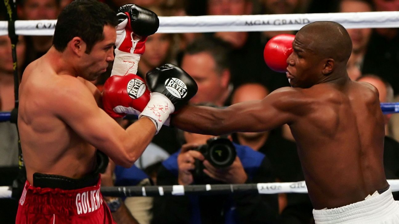 La gran noche de Floyd Mayweather contra Óscar de la Hoya ESPN