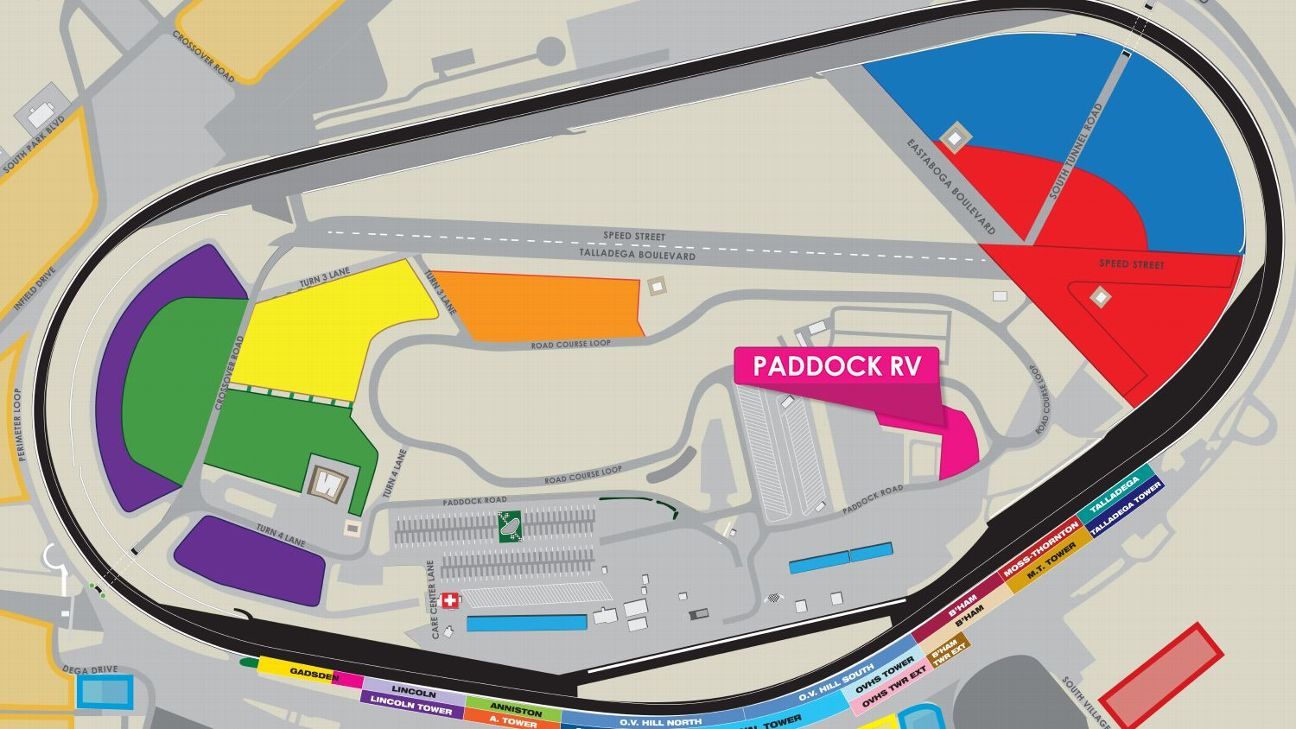 Infield RV spots added for Talladega ESPN