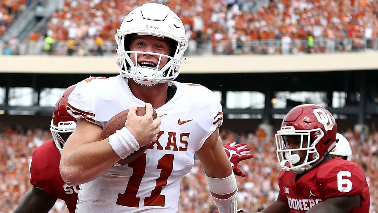 Red River Rage? What Baker Mayfield's latest shot at Sam Ehlinger says  about the Oklahoma-Texas rivalry