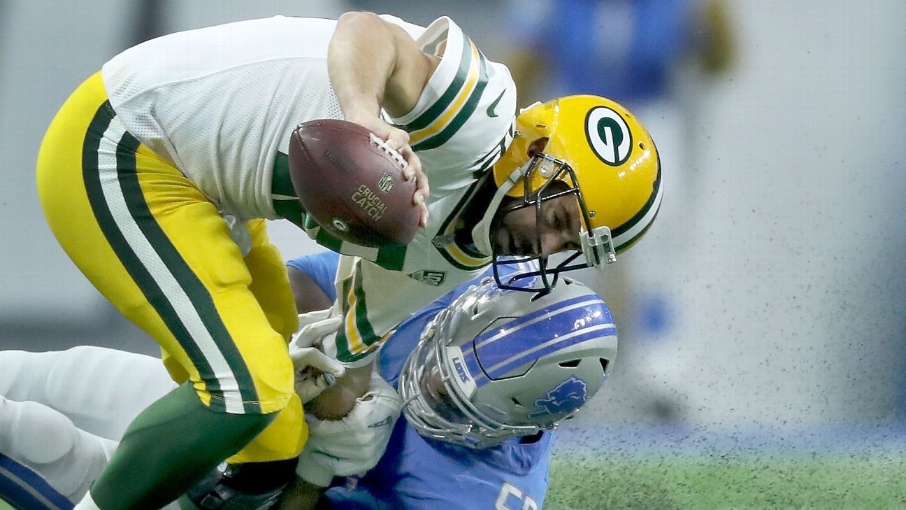 Packers 'terrible' early, Aaron Rodgers included, in loss at Lions ...