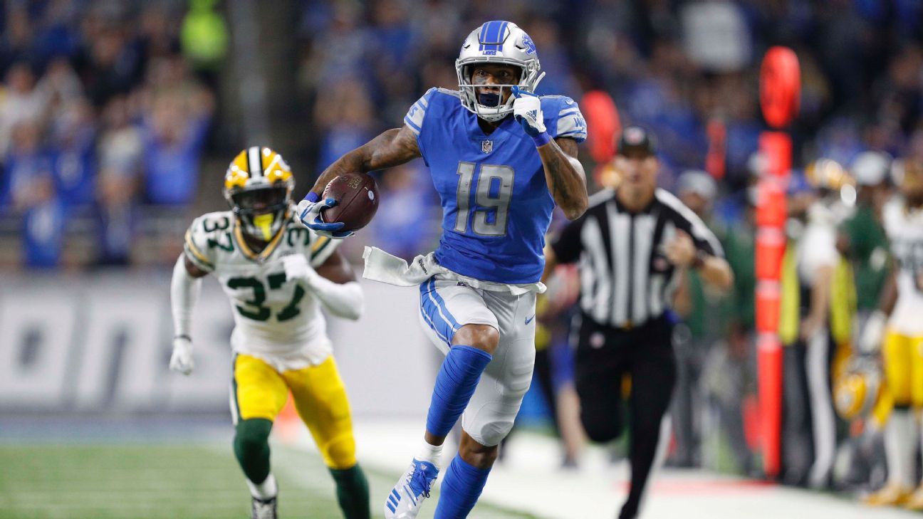 Detroit Lions will play season finale without Kenny Golladay