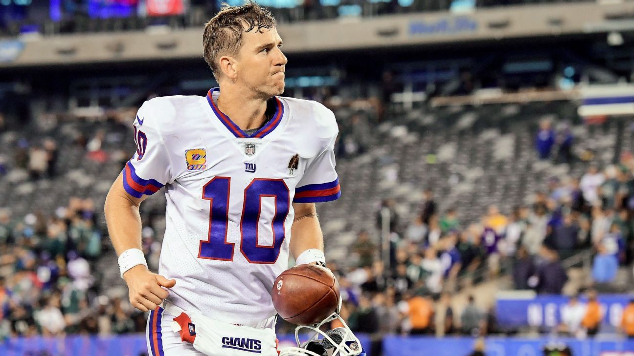 New York Giants' QB Eli Manning's memeable face, explained 