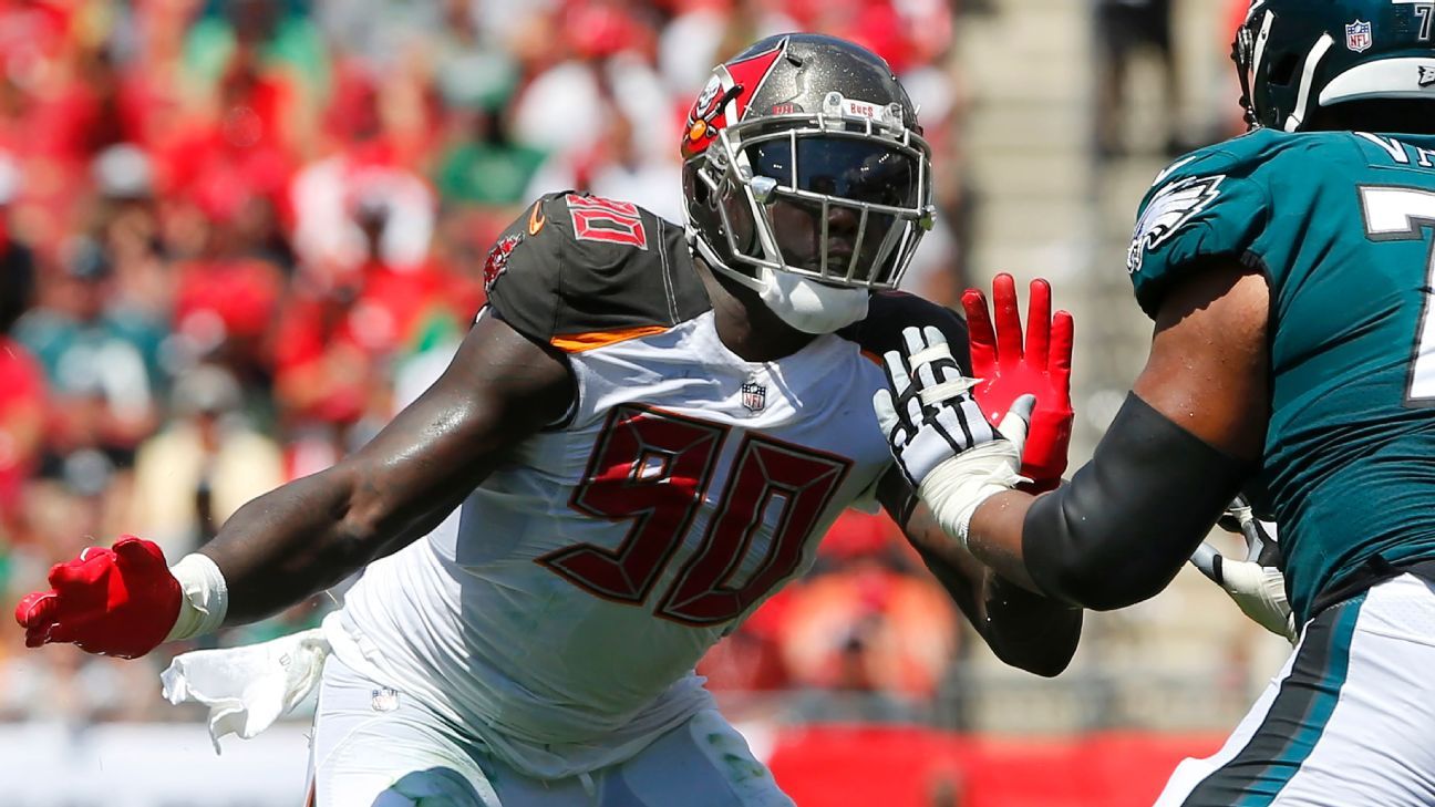 Jason Pierre-Paul to Giants' defensive line coach: 'I'll be back'