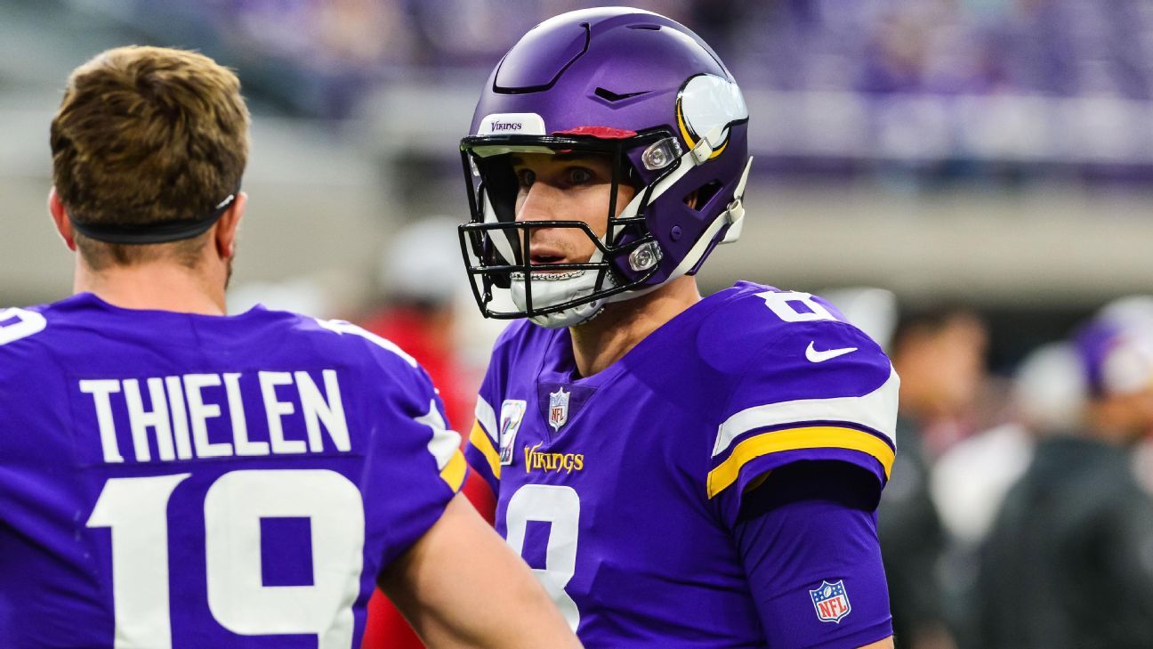 Vikings wide receiver Adam Thielen ranks 22nd in jersey sales