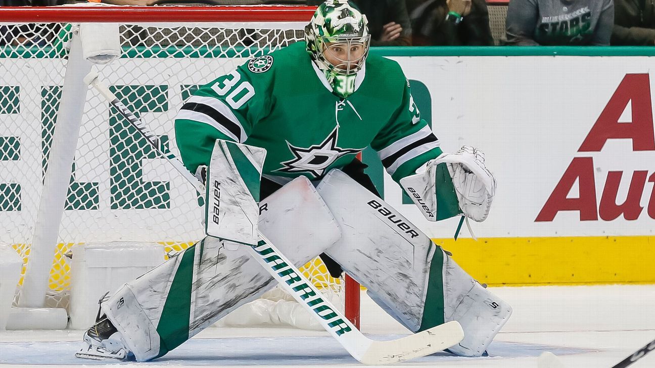Buffalo Sabres acquire goalie Ben Bishop from Dallas Stars in salary cap-related..