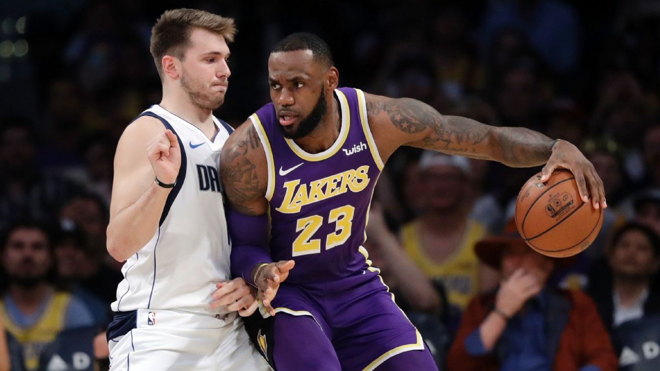 Luka Doncic, Dallas Mavericks drop LeBron James - Eurohoops