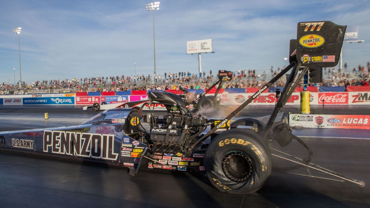 Leah Pritchett leads NHRA Top Fuel qualifying at Pomona ESPN