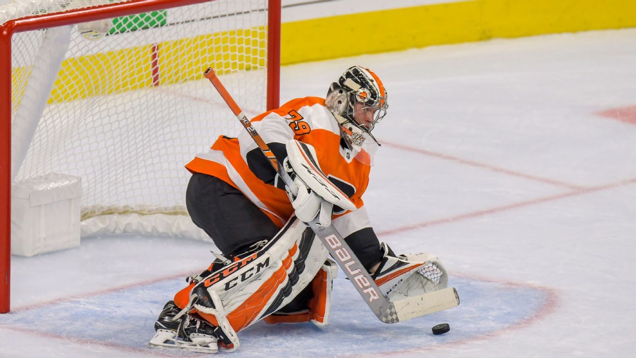 Flyers got their first look at goaltender Carter Hart in overtime loss to New  Jersey