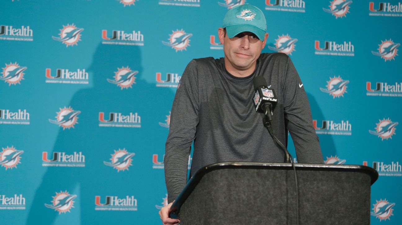 Miami Dolphins coach Adam Gase says hope not lost, team's talent wasn't  overestimated