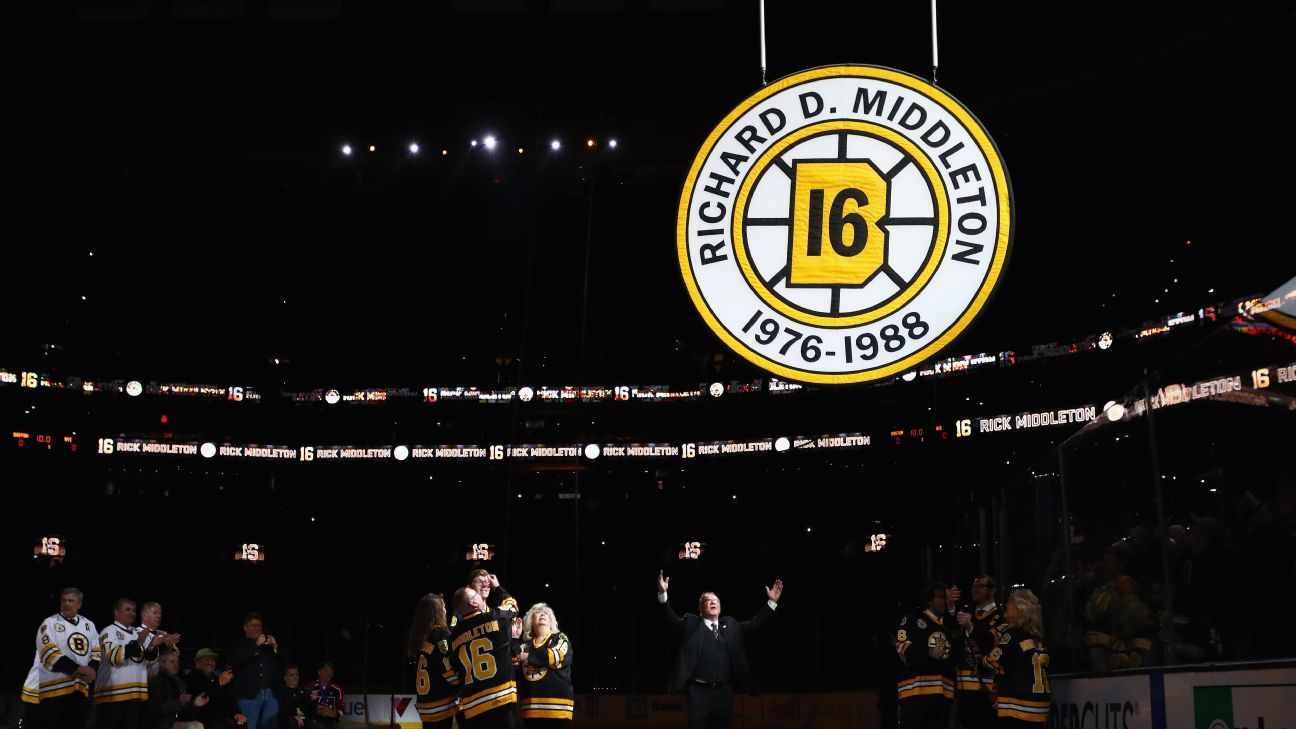 NHL -- Bobby Orr and Milt Schmidt honored by Boston Bruins - ESPN
