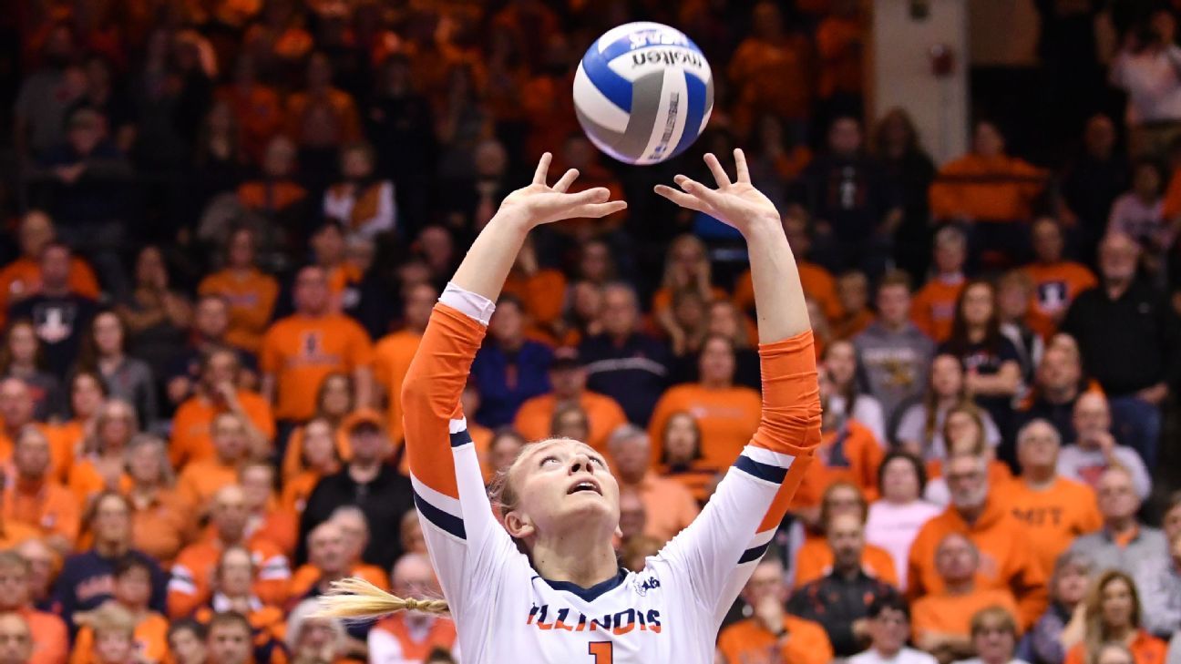 NCAA volleyball final four setters dispel notions of a sixth sense