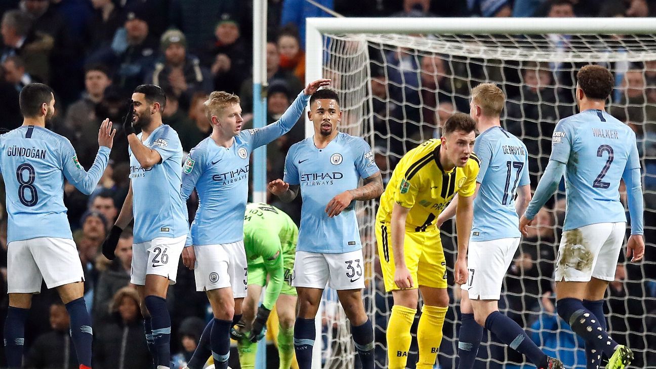 Manchester City Vs Burton Albion Football Match Report January 9 2019 Espn