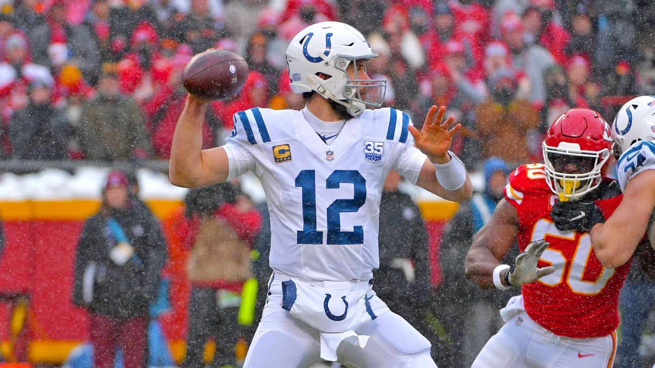 Andrew Luck's playoff comeback part of hold Colts have on Chiefs