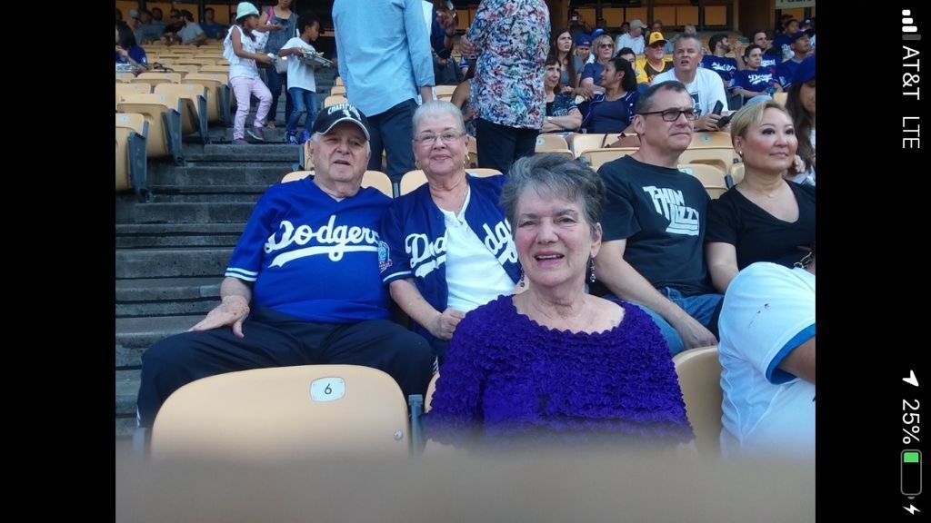 Dodger fans were out in full force for the Los Angeles Dodgers