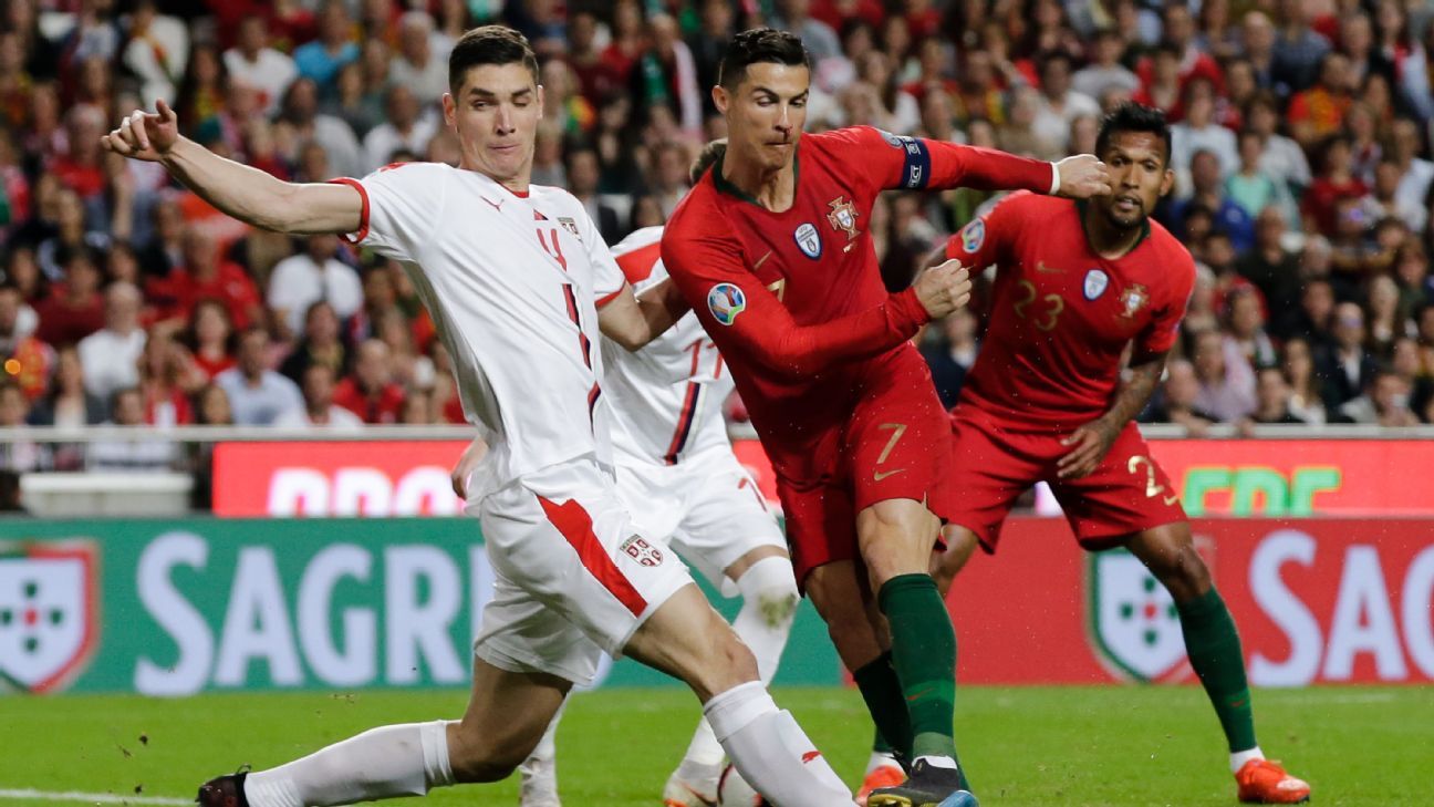 Portugal Vs Serbia Football Match Report March 25 2019 Espn